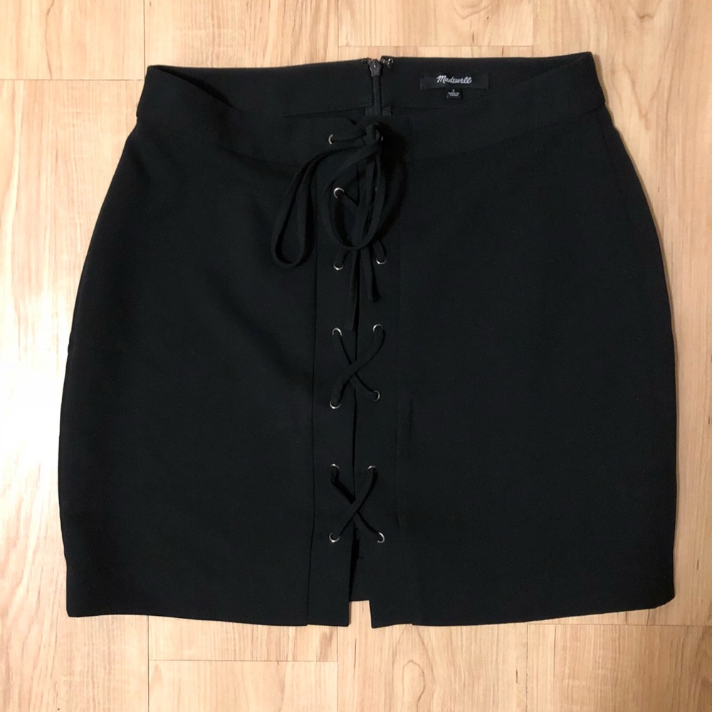Lace up Madewell Mini Skirt Size 2